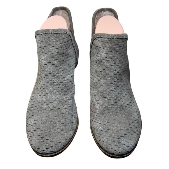 Lucky Brand Baley Boot Grey/Brown SMALL RED STAIN Women's Size 7.5 GUC - Picture 4 of 9